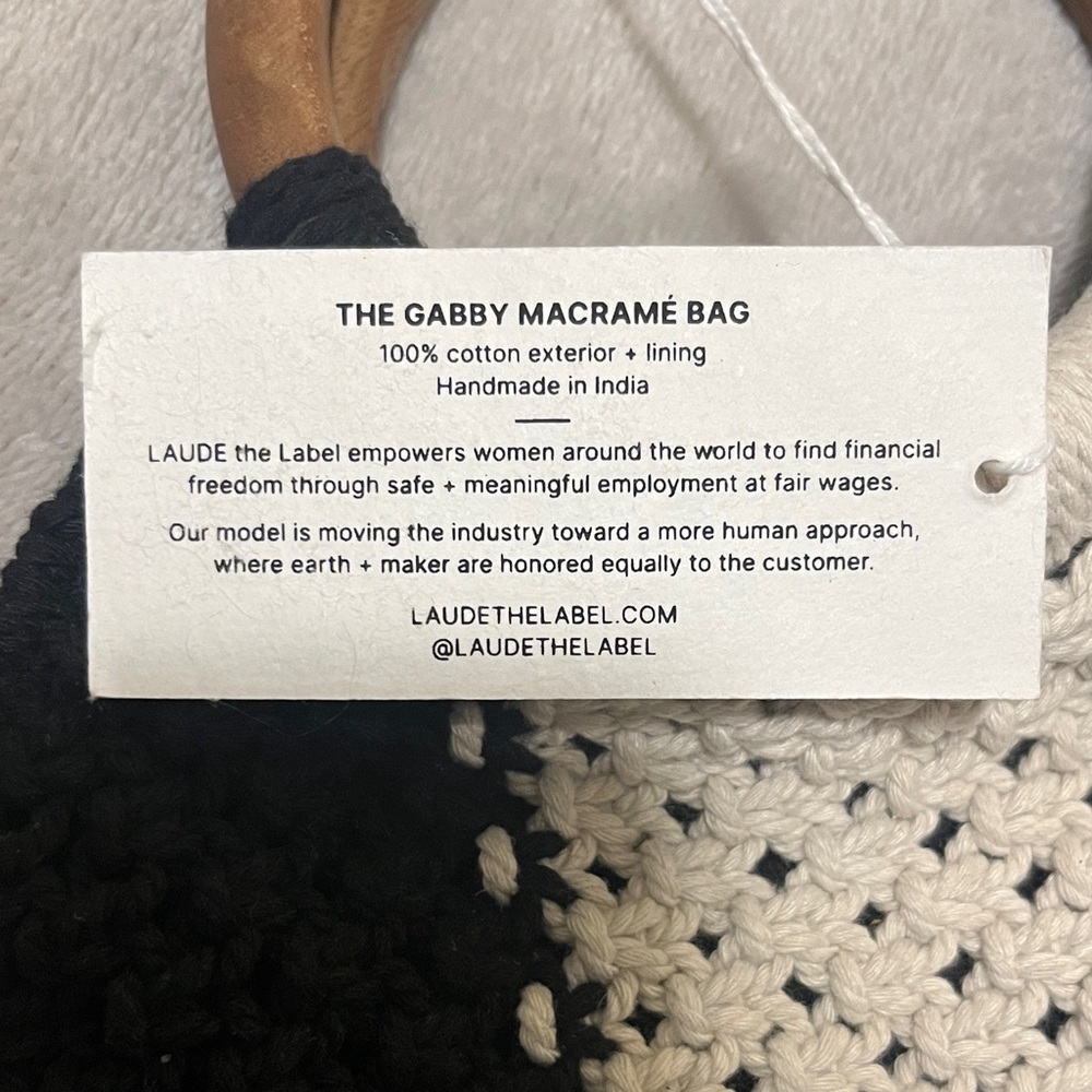 LAUDE the Label The Gabby Macramè Bag - Picture 6 of 8